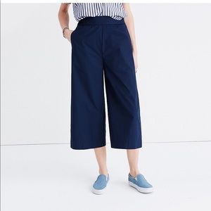 NWT Madewell Mayfield Culottes Pants, Size M
